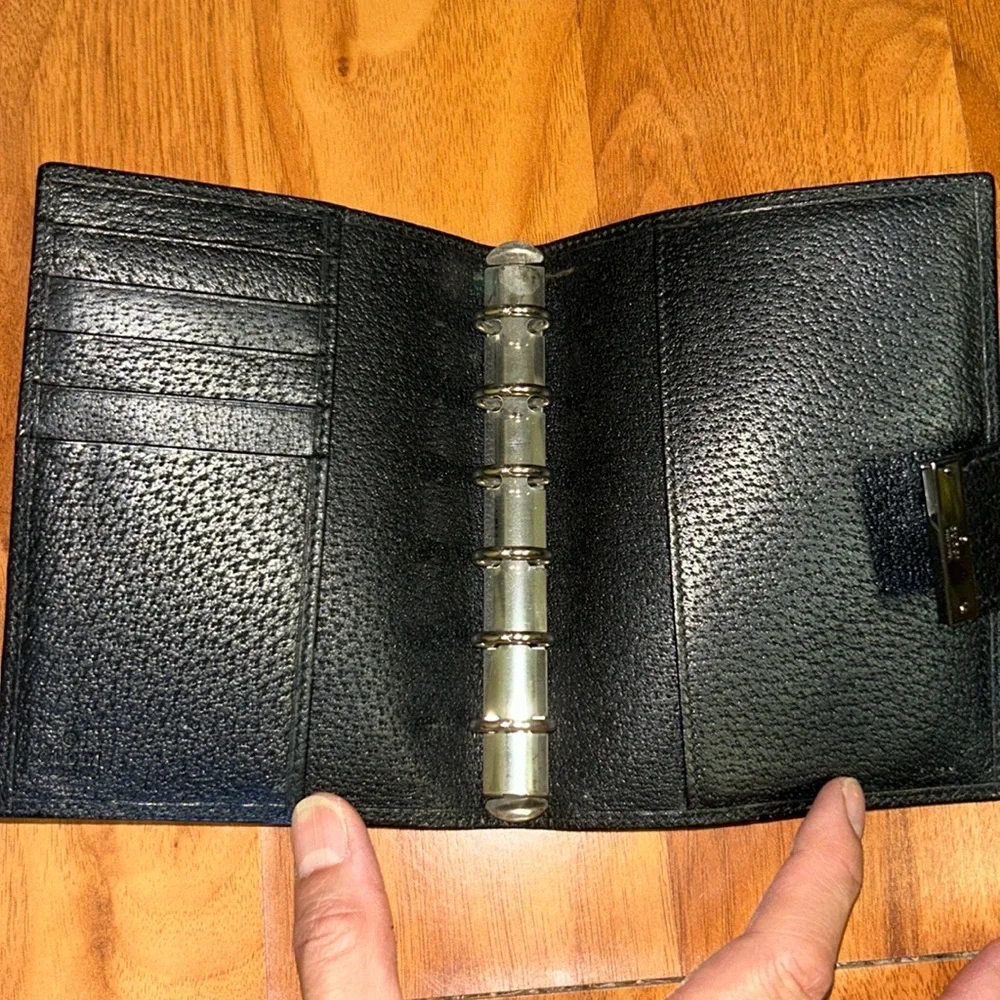 Authentic Gucci GG Canvas Agenda